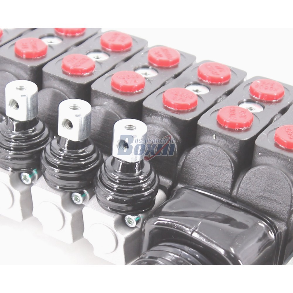OEM and Custom SD6 Manual and Joystick 7 Spool Sectional Directional Valve Production detail image